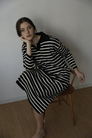 striped long dress