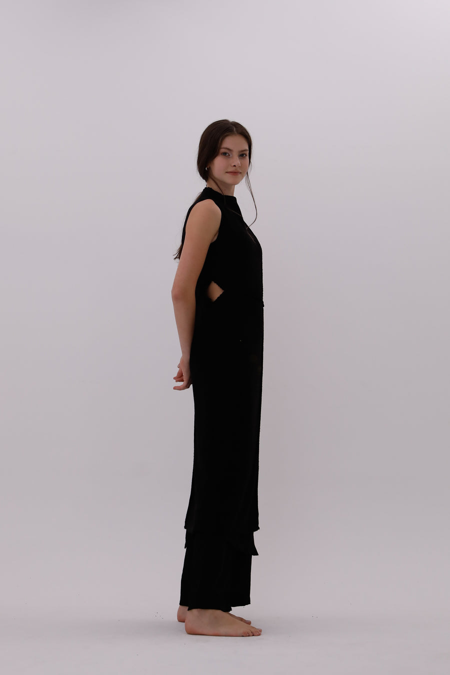 Untrimmed Summer knit Dress - 2 colour