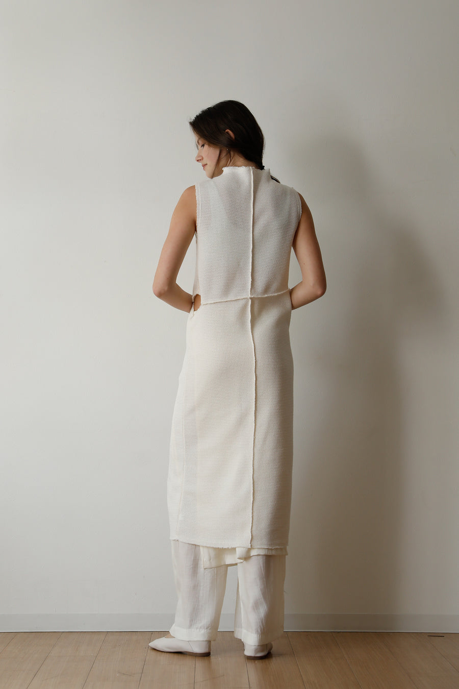 Untrimmed Summer knit Dress - 2 colour