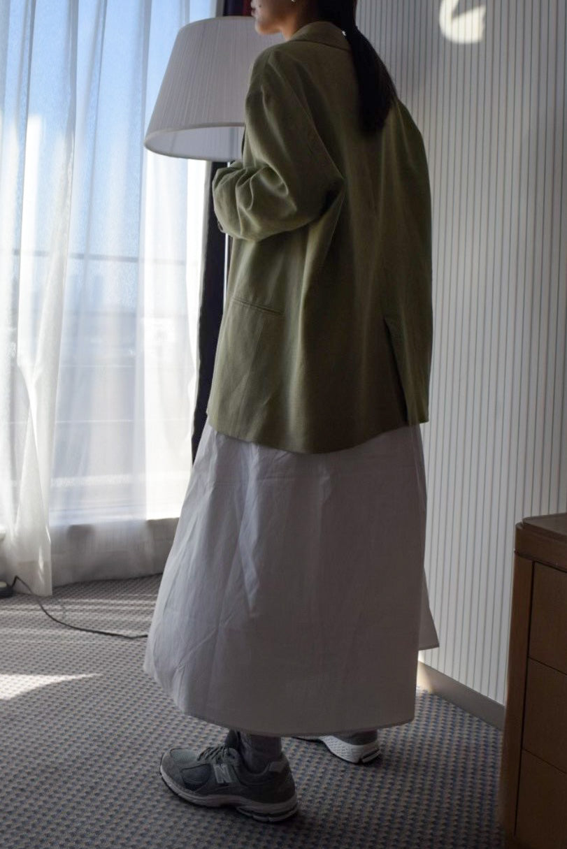 sleeveless cotton one-piece