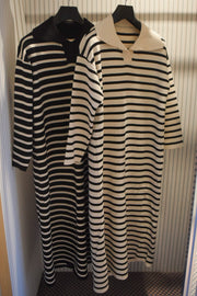 striped long dress
