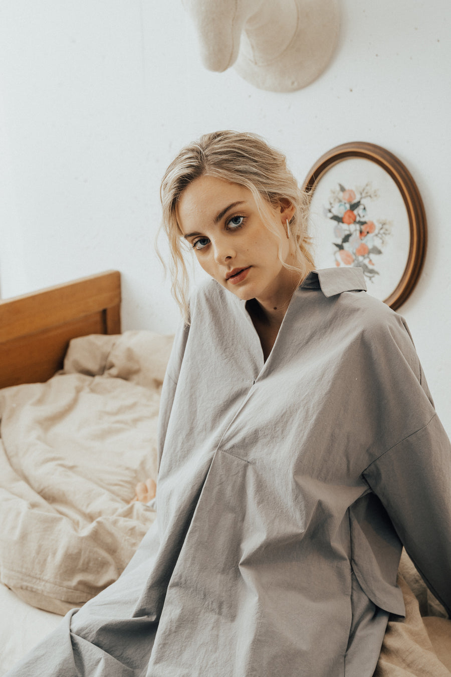 〈Restock〉shirt dress (2 color)