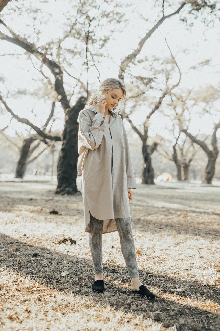 〈Restock〉shirt dress (2 color)