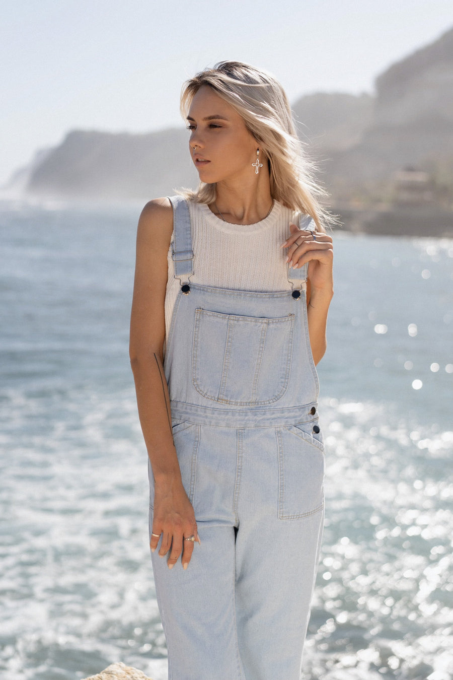 salopette classique (denim bleu clair)