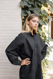 chemise dolman une pièce (noir)