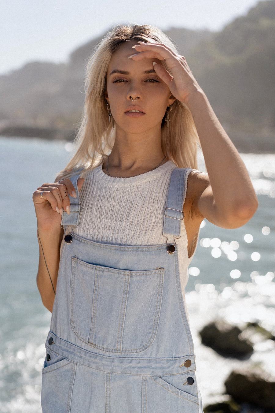 salopette classique (denim bleu clair)