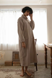 Polaire demi-zip OP - marron