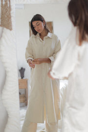 chemise hebdomadaire - blanc ivoire