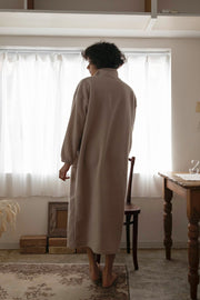 Polaire demi-zip OP - marron