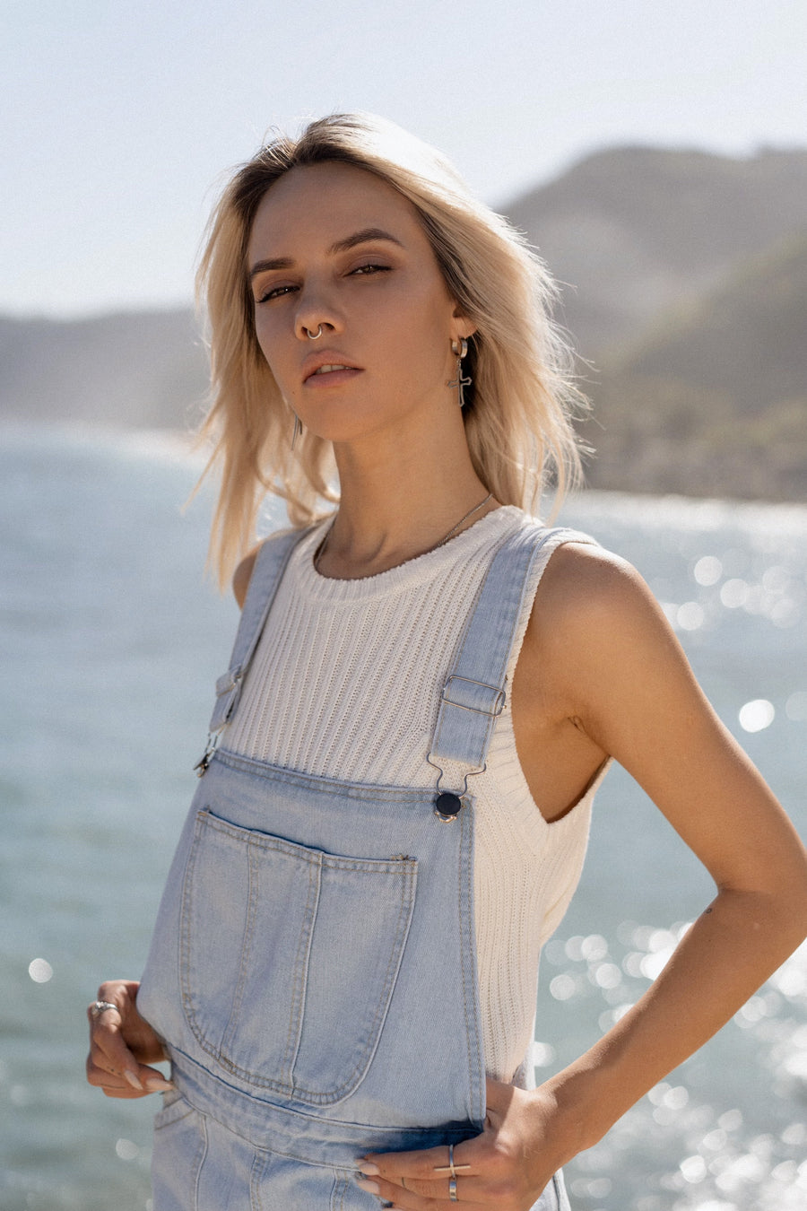 salopette classique (denim bleu clair)