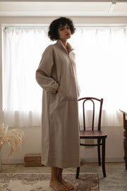 Polaire demi-zip OP - marron