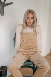<Back in stock>OVERALLS (MOCHA)