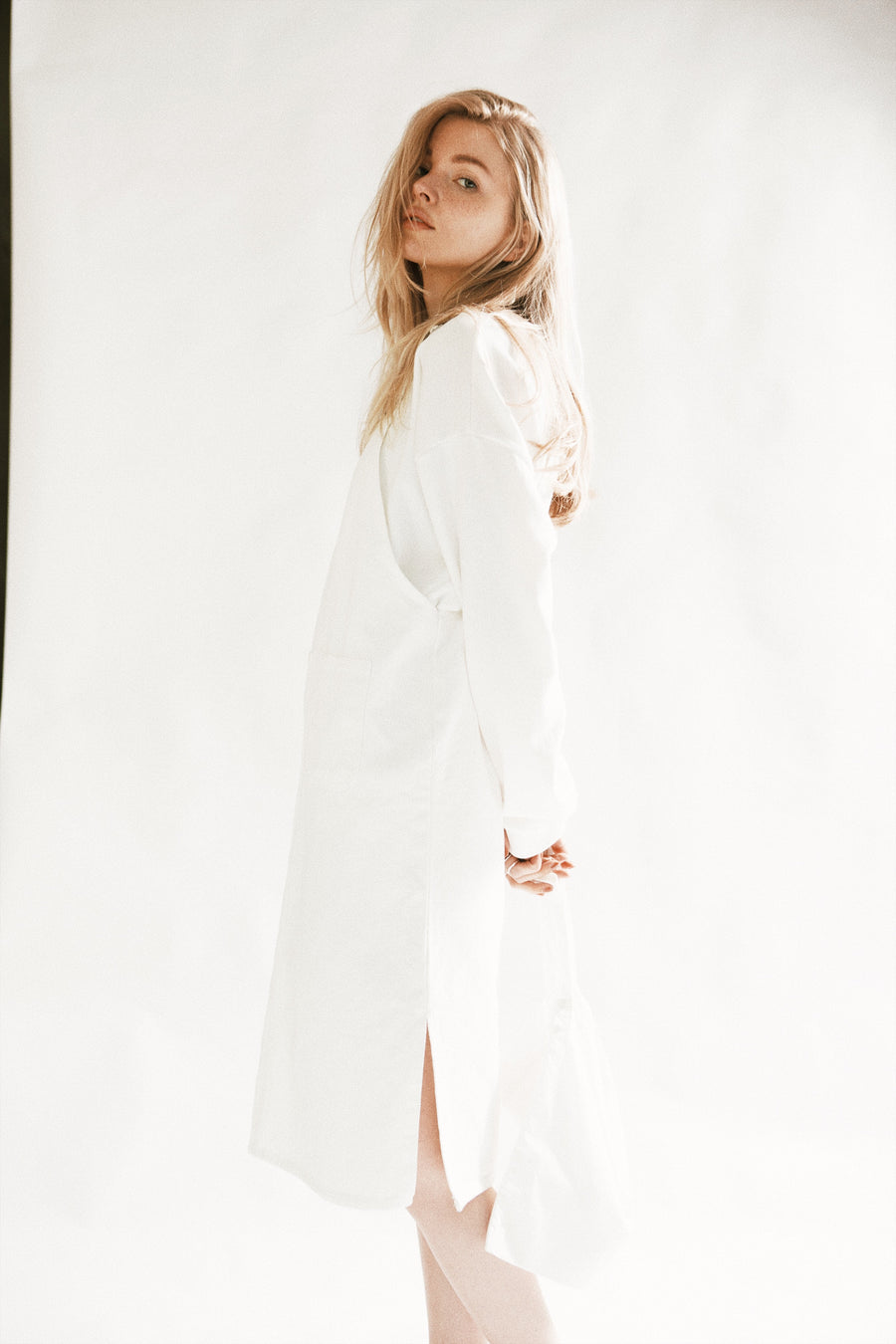 jupe salopette en jean