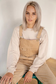 <Back in stock>OVERALLS (MOCHA)