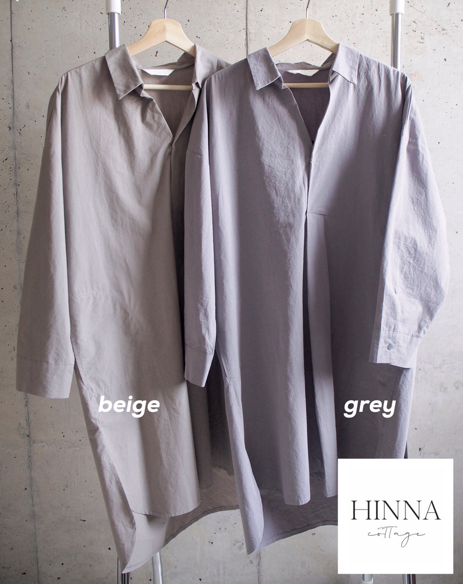 〈Restock〉shirt dress (2 color)