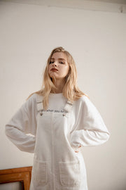 jupe salopette en jean