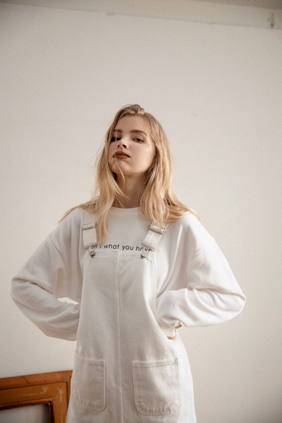 jupe salopette en jean