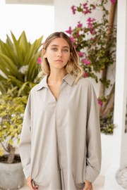 〈Restock〉shirt dress (2 color)