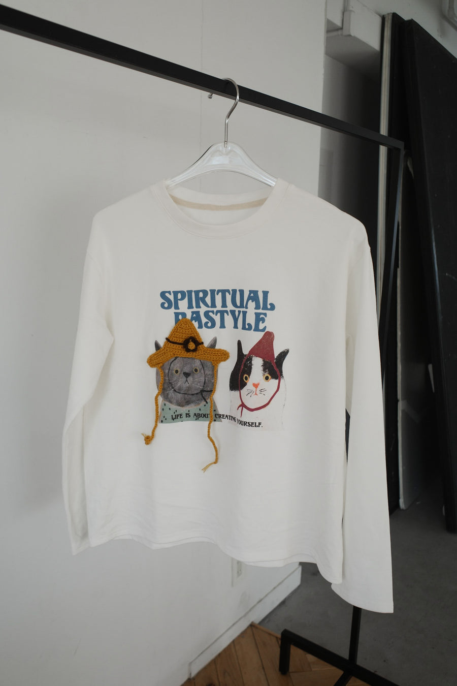 cat long-sleeve tee
