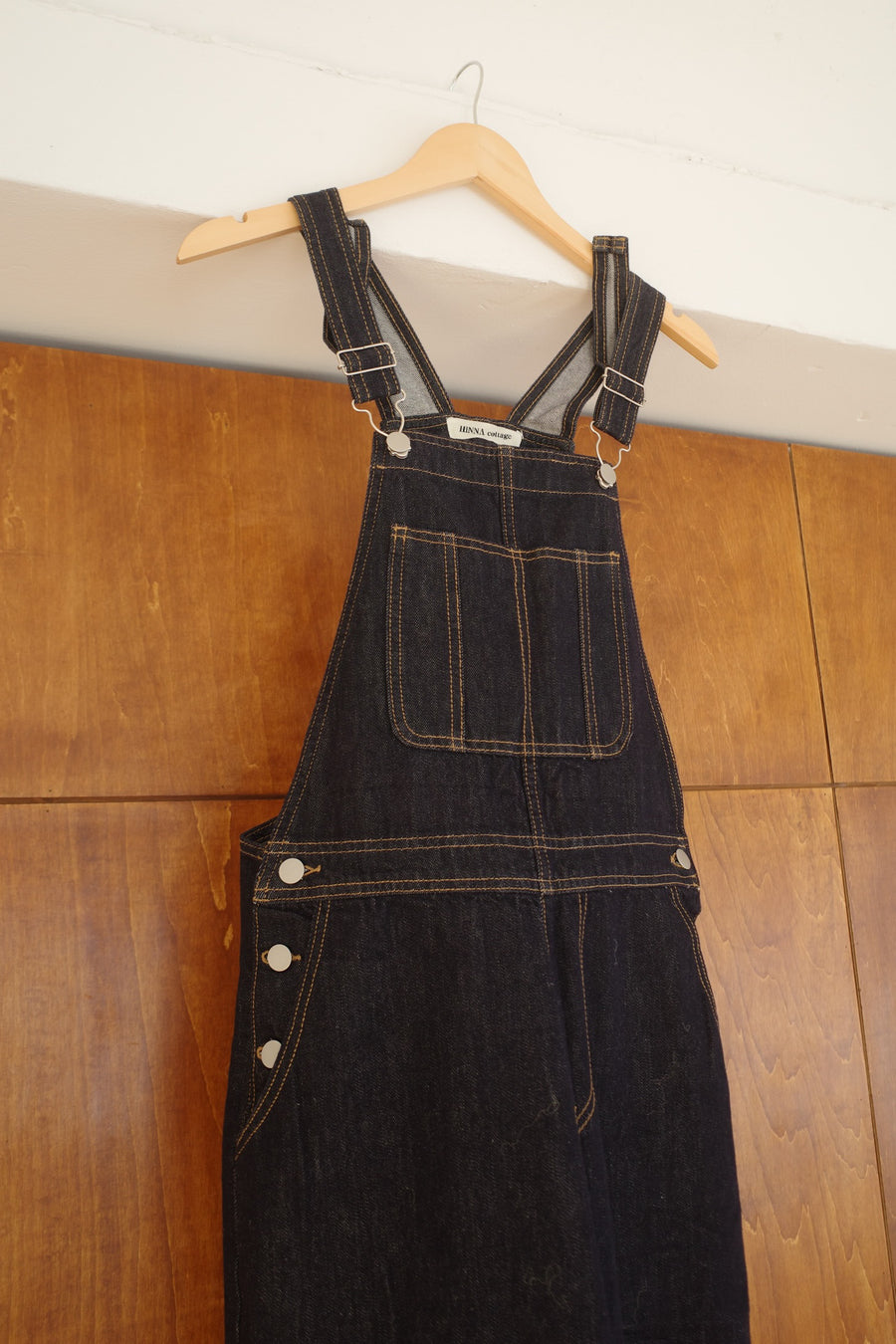 long denim overalls