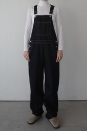 long denim overalls