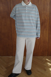 Multi striped long sleeve tee