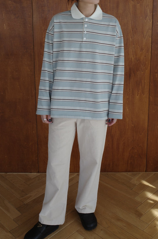 Multi striped long sleeve tee