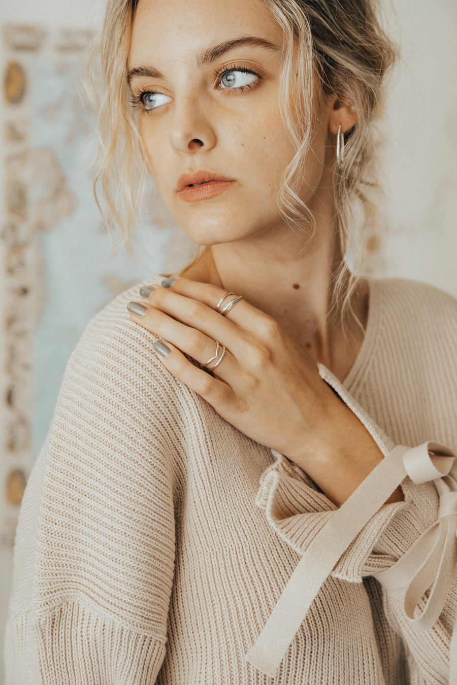 delicate double rings