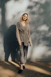 plaid ankle pants