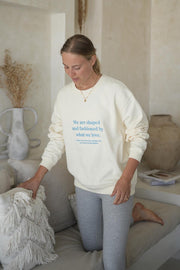 message sweat shirt (3colour)