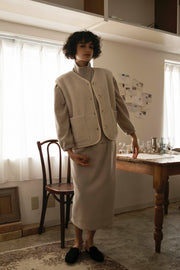 gilet boa mokomoko