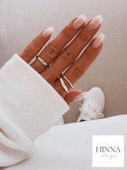 delicate double rings