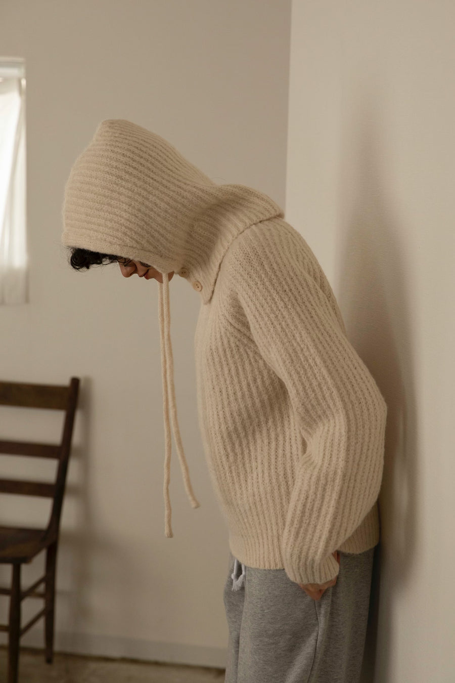 Knit Balaclava × knit tops