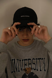 Analogue cap (black, beige)