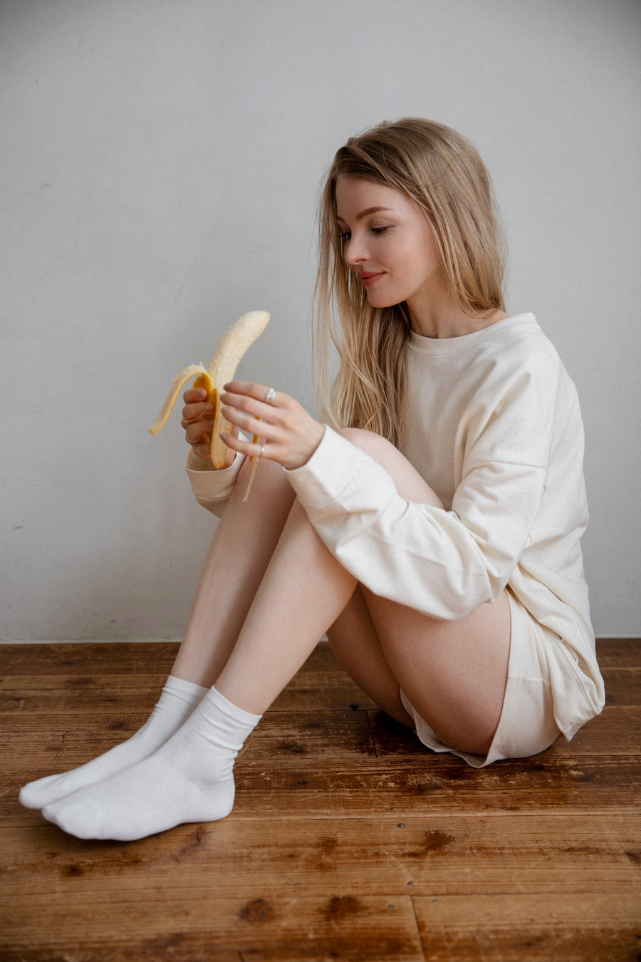 cozy sweatshirts Co-ord(CREAM)