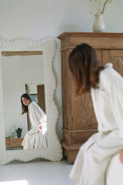 weekly shirt dress - white ivory