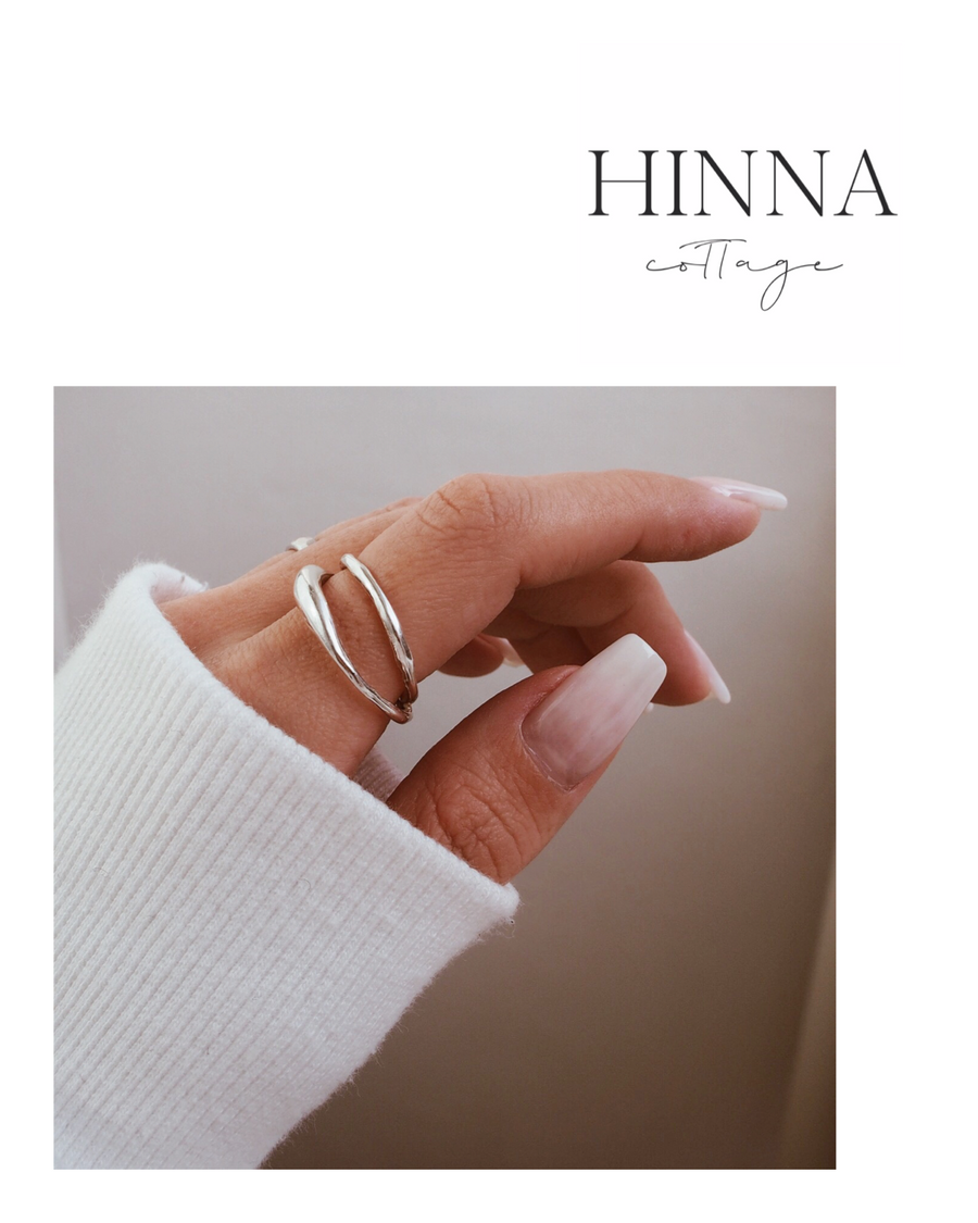 delicate double rings